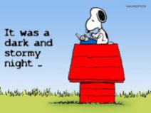 Snoopy the writer